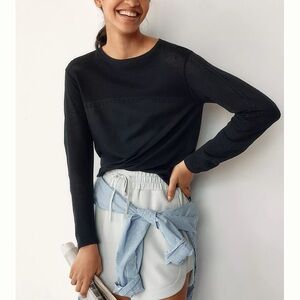 Black Long Sleeve Women's Top